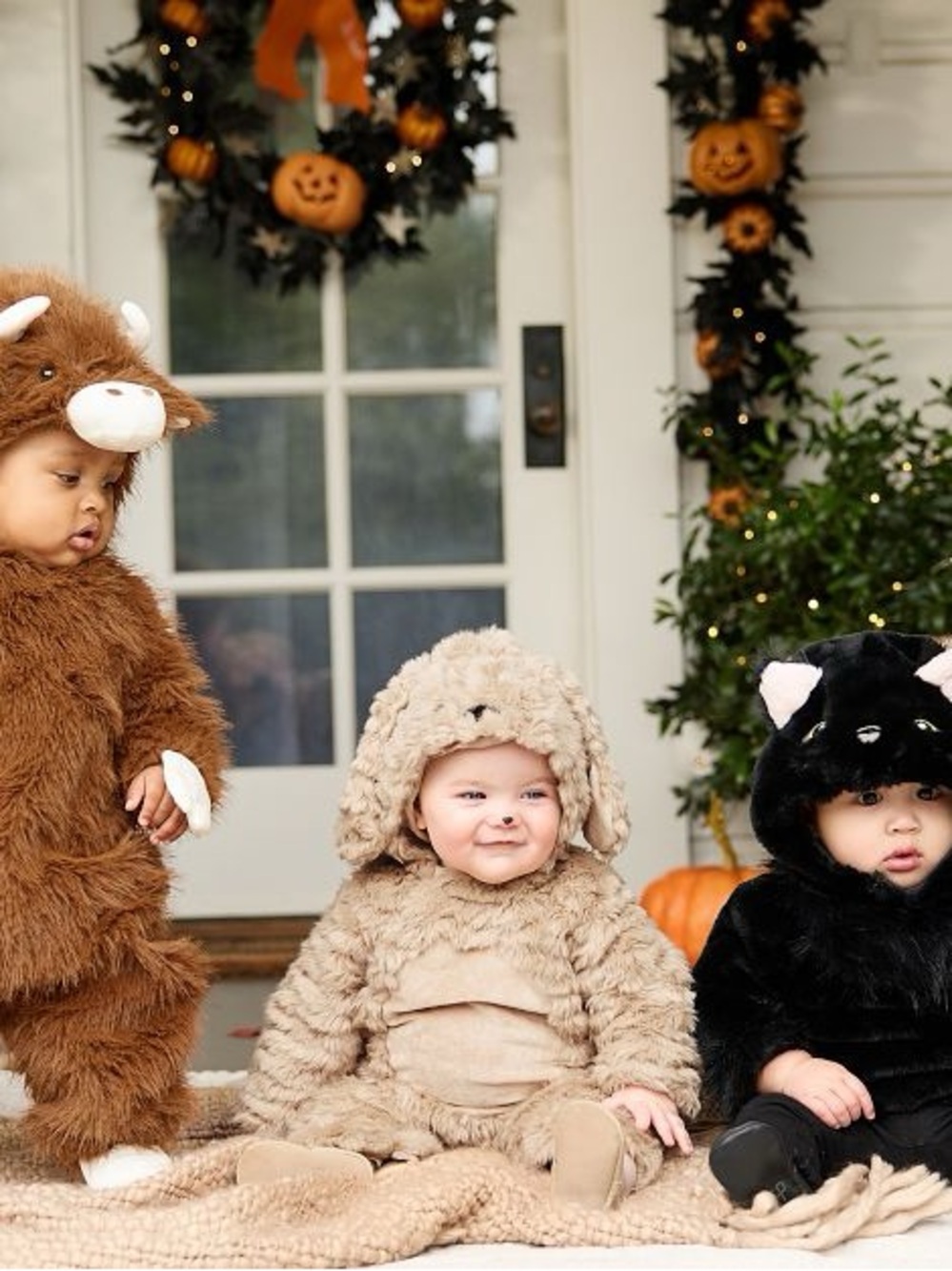 Pottery Barn Kids Highland Cow Costume 6-12 months - Picture 2 of 2